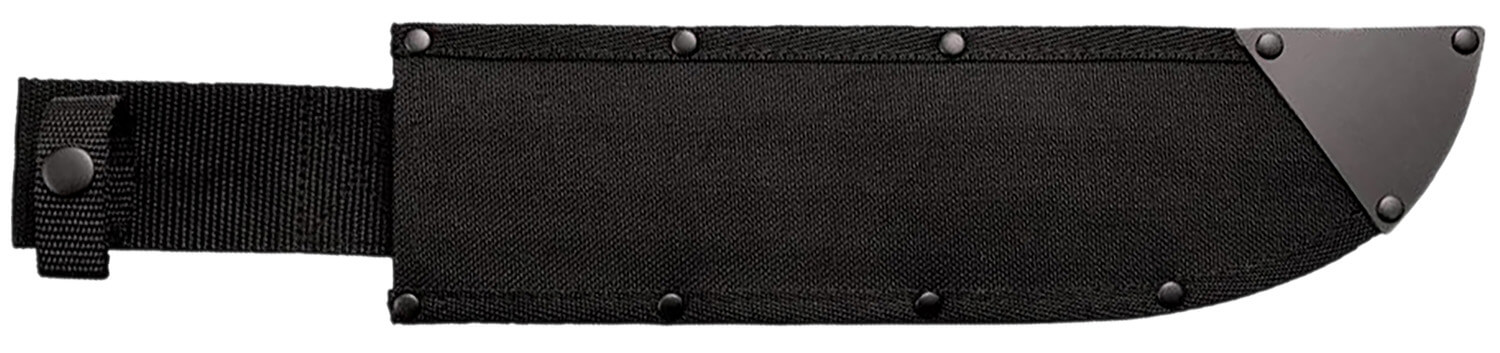 Cold Steel CS97BWM12S Bowie 12" Black Matte Baked-On Anti Rust 65Mn Carbon Steel Blade Black Polypropylene Handle 17.63" Long Includes Sheath - Image 2