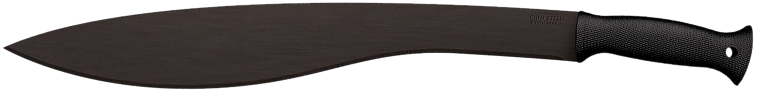 Cold Steel CS97MKM Kukri Magnum 17" Black Matte Baked-On Anti Rust 65Mn Carbon Steel Blade Black Polypropylene Handle