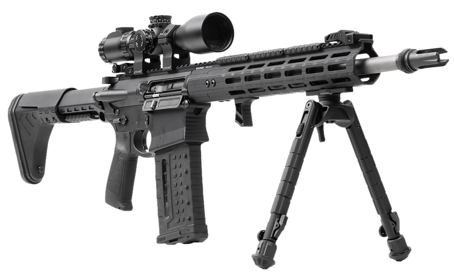 Leapers TLBPM03B Bipod Black Anodized 8-12" Aluminum - Image 3