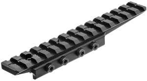 Leapers MNTDTW145 Picatinny Adapter Mount Matte Black Anodized Aluminum