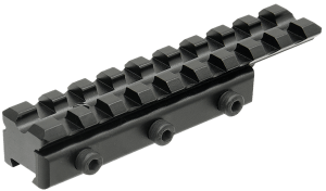 Leapers MNTPMTOWLA Picatinny Adapter Mount Matte Black Anodized Aluminum Dovetail Mount
