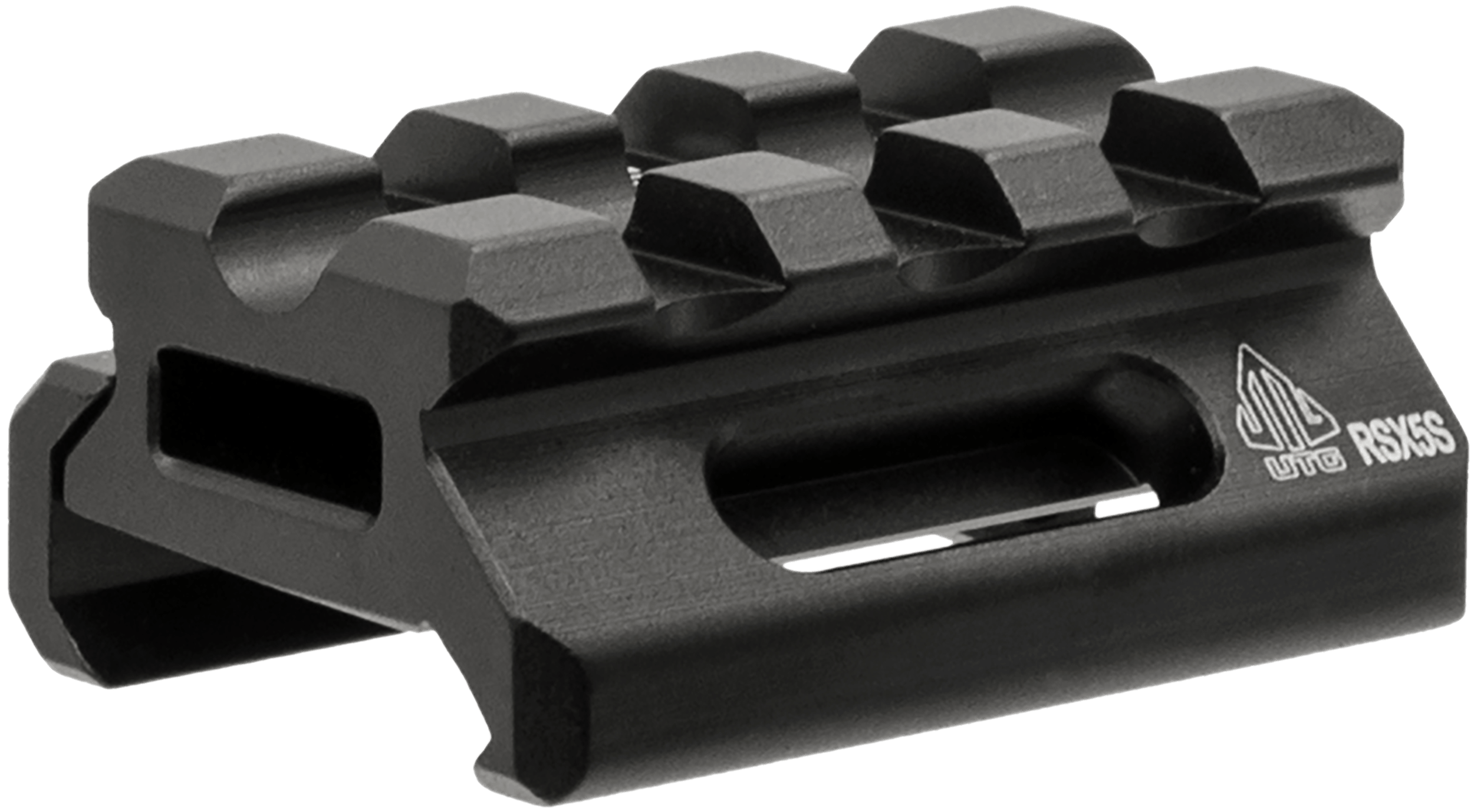 Leapers MTRSX5S Picatinny Riser Matte Black Anodized Aluminum Picatinny/Weaver Mount
