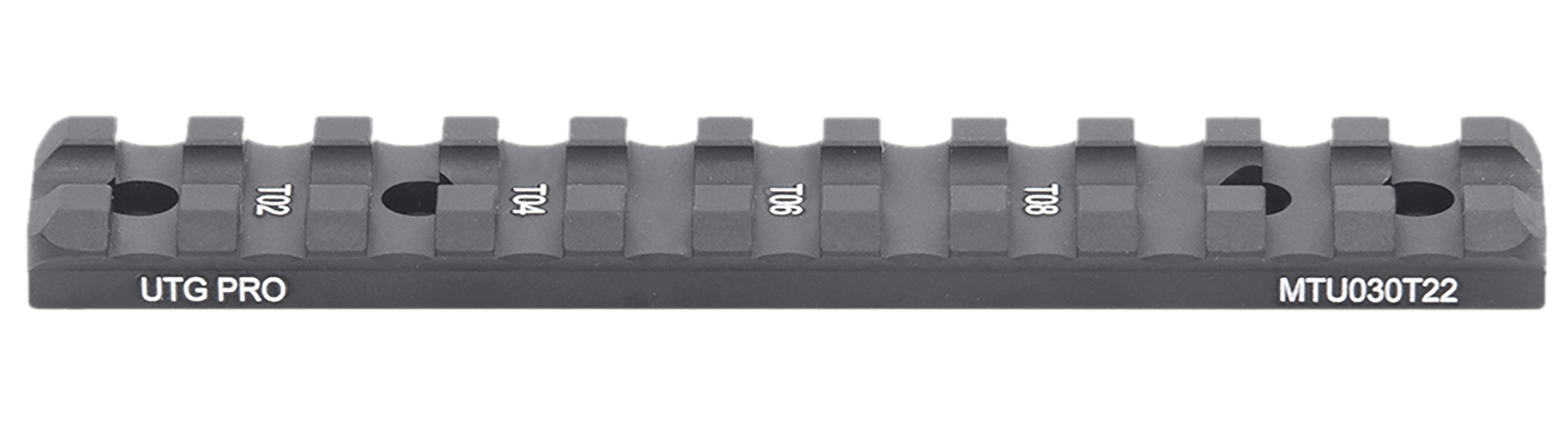 Leapers MTU030T22 Optic Mount Matte Black Anodized Aluminum Aluminum
