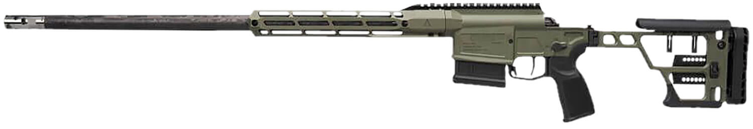 Sig Sauer CROSS6518BSAW Cross Sawtooth 6.5 Creedmoor 5+1 18" Carbon Fiber Wrapped Proof Research Threaded Barrel Moss Green Cerakote Picatinny Rail Receiver ARCA/M-LOK Handguard Precision Adj Folding Moss Green Aluminum Stock AR Compatible Reduced Ang - Image 2