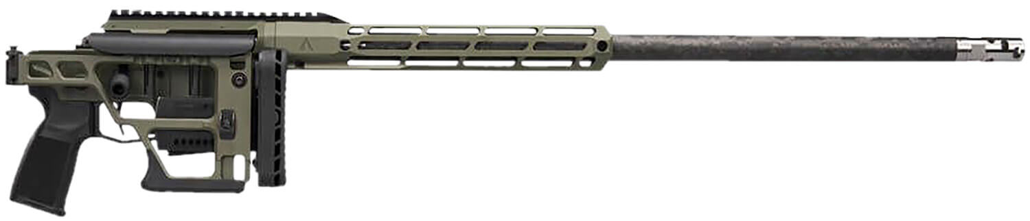 Sig Sauer CROSS6518BSAW Cross Sawtooth 6.5 Creedmoor 5+1 18" Carbon Fiber Wrapped Proof Research Threaded Barrel Moss Green Cerakote Picatinny Rail Receiver ARCA/M-LOK Handguard Precision Adj Folding Moss Green Aluminum Stock AR Compatible Reduced Ang - Image 3