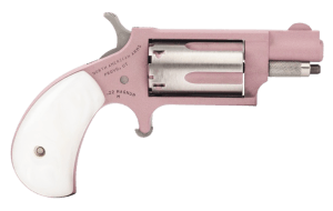 North American Arms 22MSROSE Mini-Revolver 22 Mag 5 Shot 1.13" Rose Gold Cerakote Stainless Steel Barrel & Frame Rose Gold/Stainless Cylinder White Pearlite Grip Stainless Exposed Hammer