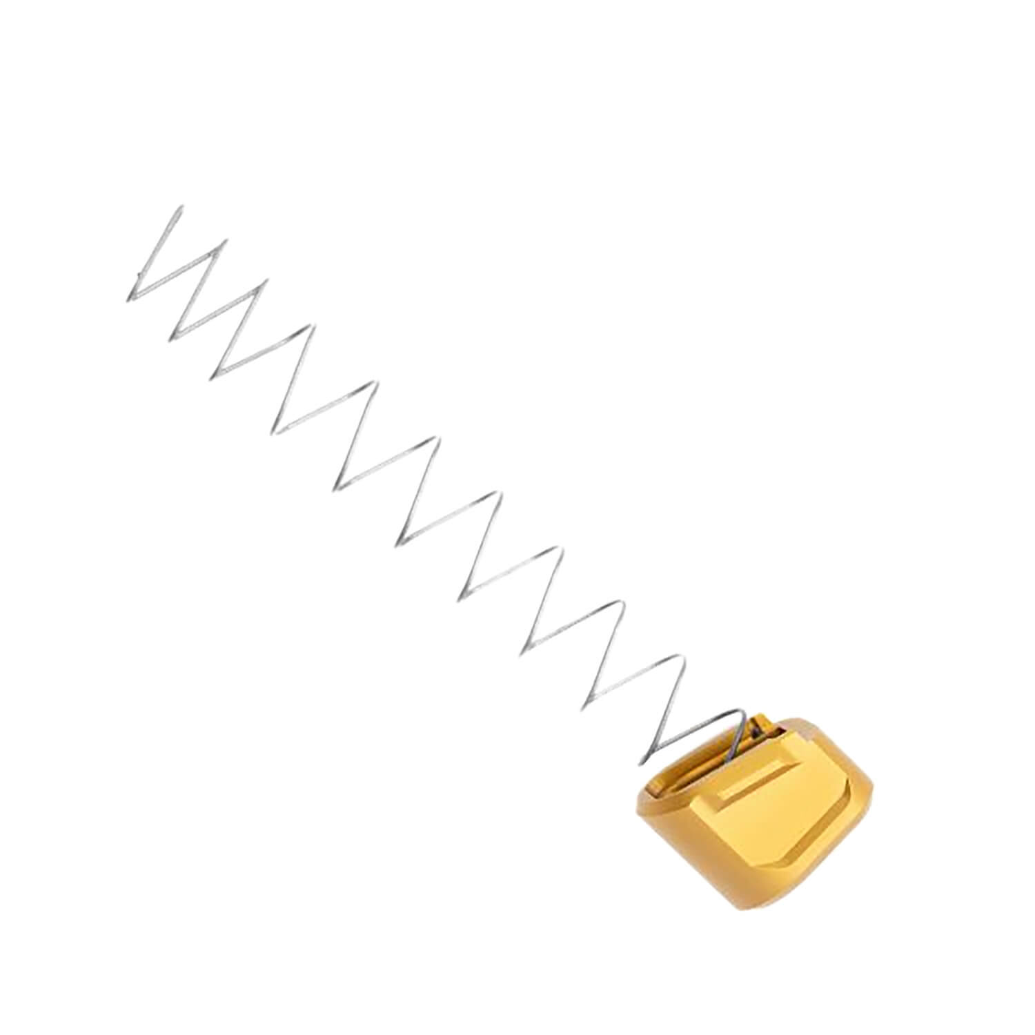 Tyrant CNC TDECHEMAGEX17GOLD Magazine Extension 9mm Fits Springfield Echelon 5rd Gold Aluminum - Image 2