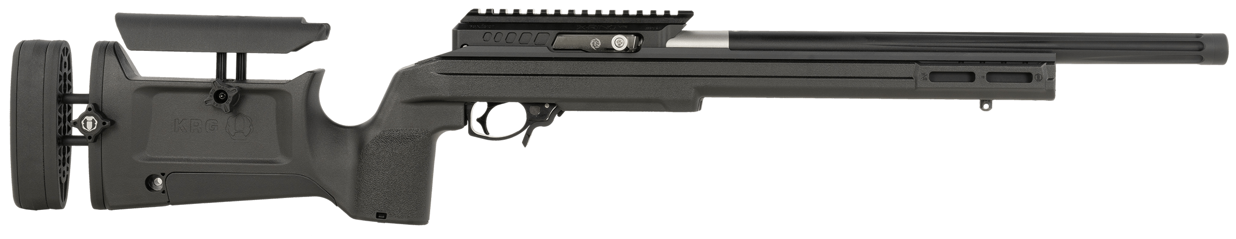 Tactical Solutions AHD2MBXKBLK X-Ring VR Gen2 22 LR 16.50" Matte Black Fluted Threaded Barrel Matte Black Aluminum Receiver w/Picatinny Rail Black Stock