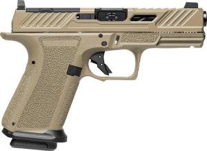 Shadow Systems SS-1024 MR920 Elite Compact Frame 9mm Luger 15+1 4" Black Nitride Match Grade Spiral Barrel Flat Dark Earth Cerakote Optic Cut/Serrated/Window Cut Slide Flat Dark Earth Polymer Frame w/Beavertail & Picatinny Rail