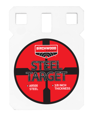 Birchwood Casey BC-SQR4-38 Centerfire Target 3/8" AR500 Steel 4" Square Gong