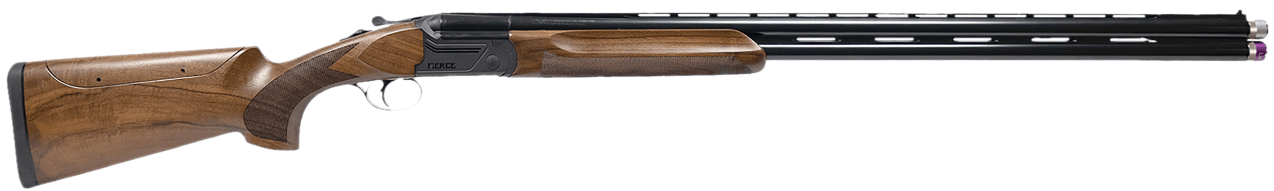 Fierce Firearms FA1232AC Alpha 12 Gauge Break Open 2rd 32" Black Satin Cerakote Over/Under Vent Rib Barrel Black Cerakote Steel Receiver Adj Comb Oiled Turkish Walnut Stock Right Hand