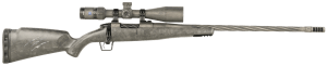 Fierce Firearms TWROG7PRC22DGZ Twisted Rogue Full Size 7mm PRC 3+1 22″ Distressed Gray Fluted Threaded Barrel  Distressed Gray SS Drilled & Tapped Receiver  Arca Rail Forend  Carbon Matrix Fixed Carbon Fiber  Stock Zeiss V4 6-24×50 ZBI Color Match