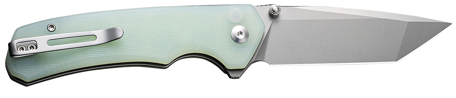 Civivi Knives C19059C-3 Brazen 3.46" Folding Plain Stonewashed D2 Steel Blade Natural G10 Handle - Image 2