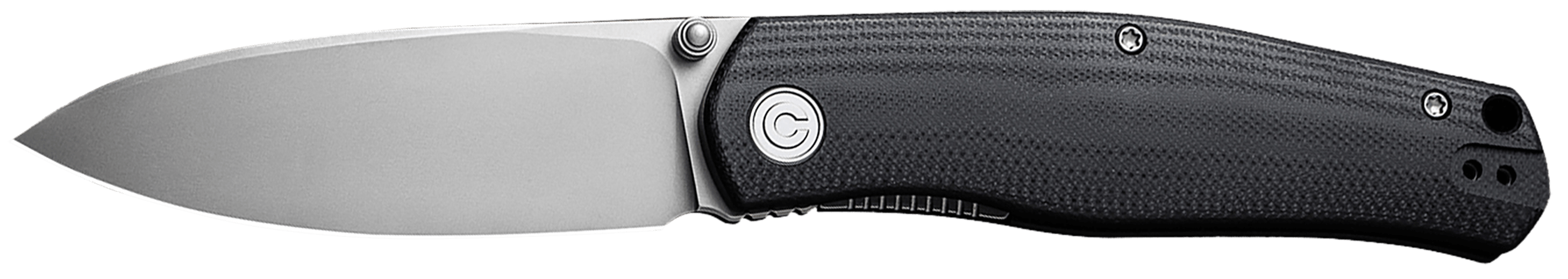 Civivi Knives C22007-1 Sokoke EDC 3.35" Folding Drop Point Plain Bead Blasted 14C28N Steel Blade Black G10 Handle