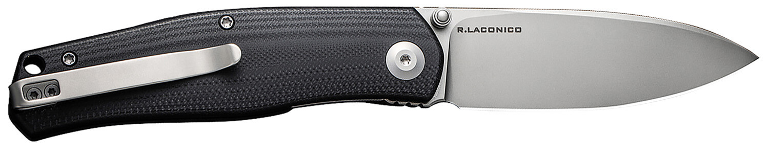 Civivi Knives C22007-1 Sokoke EDC 3.35" Folding Drop Point Plain Bead Blasted 14C28N Steel Blade Black G10 Handle - Image 2