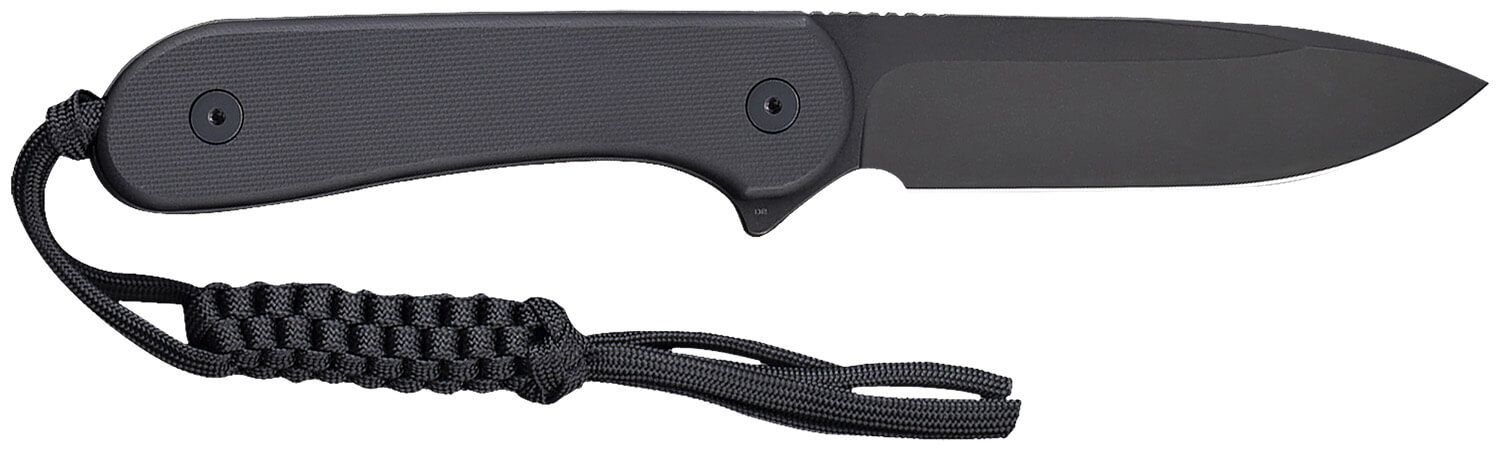 Civivi Knives C2105A Elementum 3.98" Fixed Plain Black Stonewashed D2 Steel Blade 4.50" Black G10 Handle - Image 2