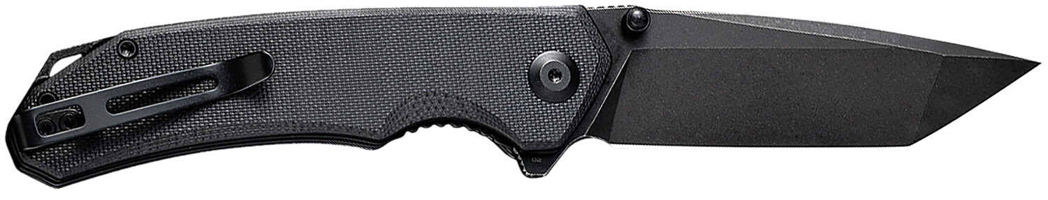 Civivi Knives C2023C Brazen 3.46" Folding Plain Black Stonewashed D2 Steel Blade Black Textured G10 Handle - Image 2
