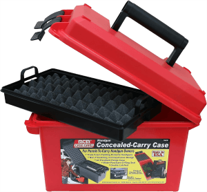 MTM Case-Gard HCC30 Conceal Carry Case Handgun Red