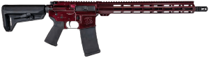 Shark Coast Tactical 300-040-1000-00 Blaze  5.56 NATO 30+1 16" Black Nitride Threaded Barrel  Red Blaze Cerakote Picatinny Rail Aluminum Receiver  M-LOK Handguard  Magpul SL-K Black Polymer Stock  Black Polymer Grip  Right Hand