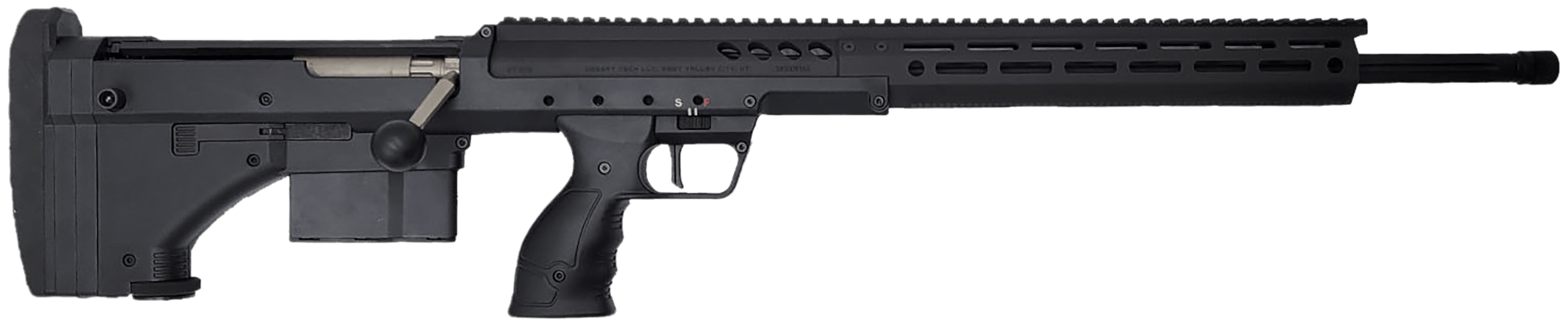 Desert Tech SRSRFMD26RBB SRS M2 6.5 Creedmoor 10+1 26" Black Nitride Steel Threaded Barrel Black Cerakote Picatinny Rail Aluminum Receiver Arca Rail Forend M-LOK Handguard Adjustable Black Polymer Stock Black Polymer Grip