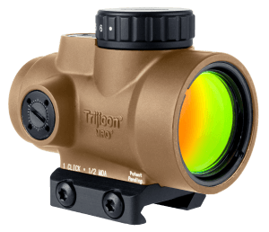 Trijicon 2200347 MRO SD  Coyote Tan 1x25mm 2 MOA Green Dot Reticle Low Mount