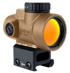 Trijicon 2200348 MRO SD  Coyote Tan 1x25mm 2 MOA Green Dot Reticle Full Co-Witness Mount