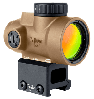 Trijicon 2200349 MRO SD  Coyote Tan 1x25mm 2 MOA Green Dot Reticle Lower 1/3 Co-Witness Mount