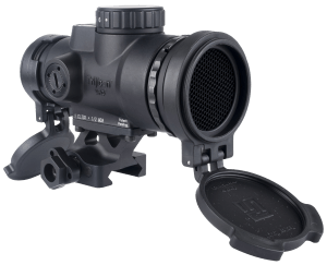 Trijicon 2200355 MRO SD Patrol Black 1x 25mm 2 MOA Red Dot Reticle Full Co-Witness Quick Release Mount W/ Q-LOC Technology