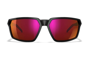 Wiley X AC6SRA06 Sierra  M/L Red Mirror Lens Polycarbonate Gloss Black Frame