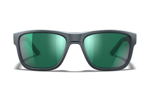 Wiley X AC6OVN17 Ovation  Green Mirror Lens Dark Gray Frame