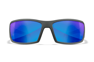Wiley X SSTWI09 Twisted  M/L Blue Mirror Lens Polycarbonate Matte Gray Frame