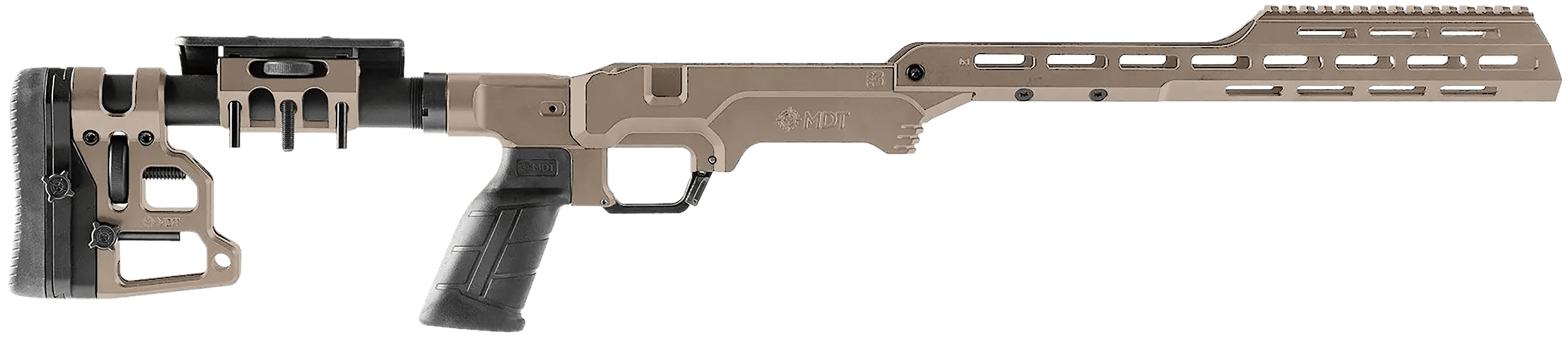 Mdt Sporting Goods Inc 114639FDE The Tactical LSS Gen3 Flat Dark Earth Fits Tikka T3/T3x Short Action