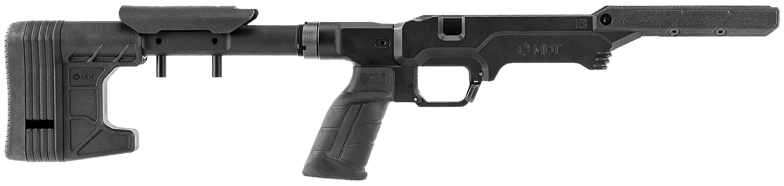 Mdt Sporting Goods Inc 114914BLK The Worker LSS Gen3 Black Fits Savage Long Action