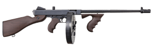 Auto-Ordnance T5P100D 1927A-1 Lightweight Deluxe .45 Cal 100+1 Fixed Walnut Wood Stock Walnut Grip