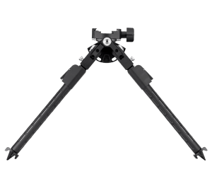Mdt Sporting Goods Inc 106343BLK CKYE-POD Single Pull Bipod 9-15" High Black Anodized Aluminum