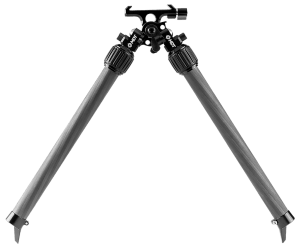 Mdt Sporting Goods Inc 114703BLK Mountain Bipod 2.70-15.80" High Black Carbon Fiber/Aluminum