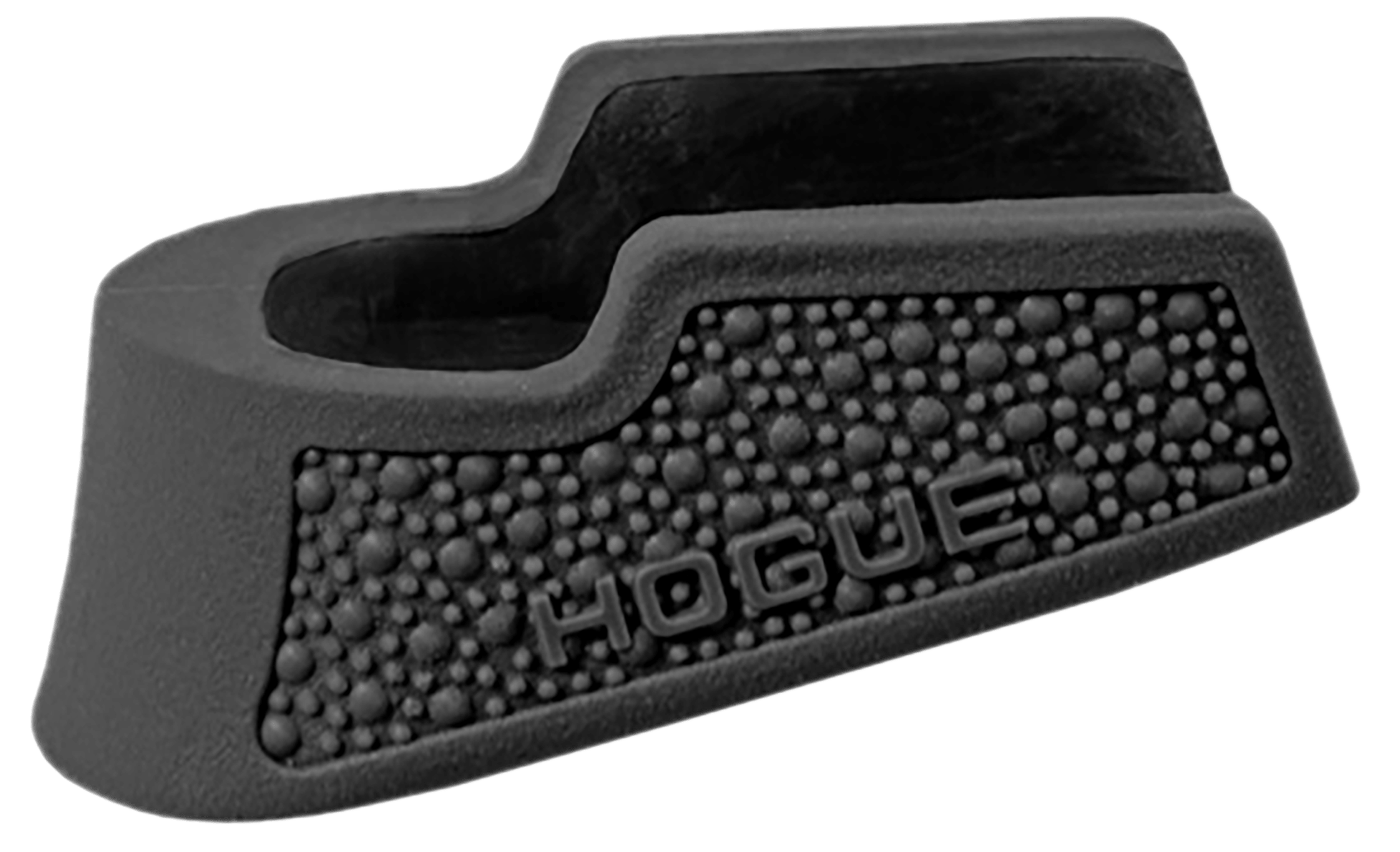 Hogue 18020 OverMolded Extension Base Pad Cobblestone Fits Sig Sauer P365 10rd Black Rubber