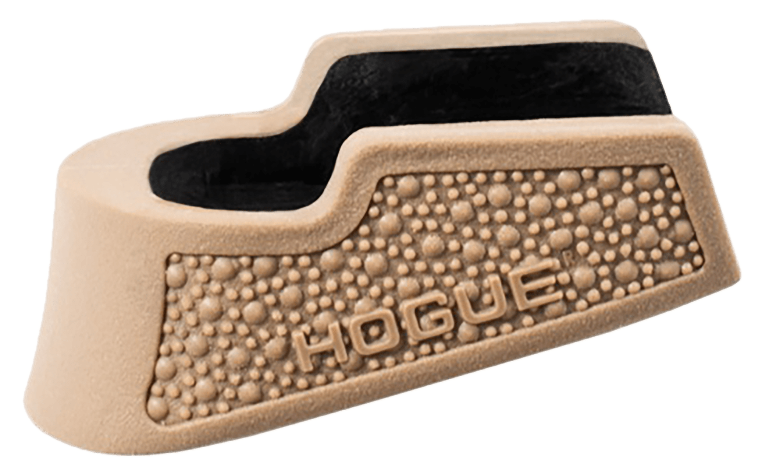 Hogue 18023 OverMolded Extension Base Pad Cobblestone Fits Sig Sauer P365 10rd FDE Rubber