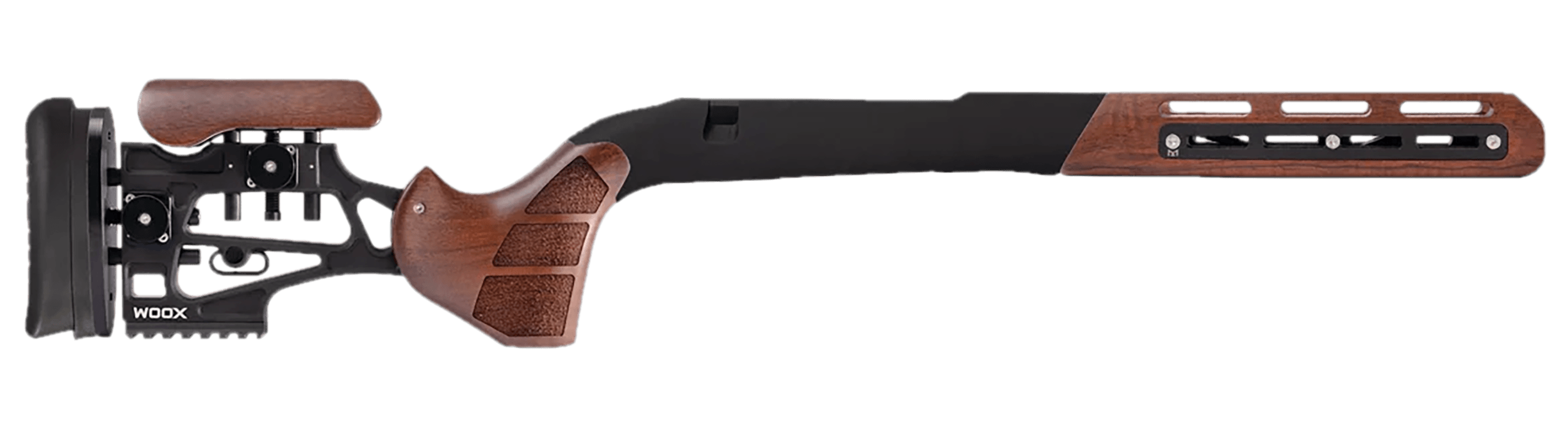 Woox SH.CHS011.05 Furiosa Chassis Walnut Aluminum/Wood Fits Remington 700 M5 DBM SA Bolt Action 31" OAL