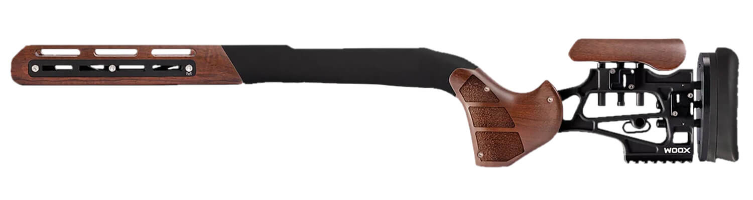 Woox SH.CHS011.06 Furiosa Chassis Walnut Aluminum/Wood Fits Remington 700 M5 DBM LA Bolt Action 31" OAL - Image 2