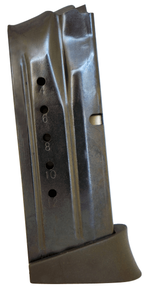 ProMag SMIA15 Standard 12rd 9mm Luger Fits S&W M&P Compact Blued Steel