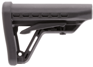 Archangel AA125 Low-Profile Black Synthetic 6 Position Fits AR-Platform with Commercial Tube
