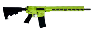 Great Lakes Firearms GL15223SZOM AR-15 Splatter Series 223 Wylde 30+1 16" Black Nitride Threaded Barrel Zombie Splatter Cerakote Aluminum Receiver w/Picatinny Rail M-LOK Handguard Adjustable Black Polymer Stock Mil-Spec Grip