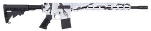 Great Lakes Firearms GL15223PSNO AR-15 223 Wylde 30+1 16" Black Nitride Threaded Barrel Pursuit Snow Cerakote Aluminum Receiver w/Picatinny Rail M-LOK Handguard Adjustable Black Polymer Stock Mil-Spec Grip