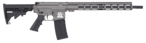 Great Lakes Firearms GL15223LTNG GL15 223 Wylde 30+1 16" Black Nitride Heavy Threaded Barrel Tungsten Cerakote Aluminum Receiver w/Picatinny Rail M-LOK Handguard Adjustable Black Polymer Stock Mil-Spec Grip Left Hand