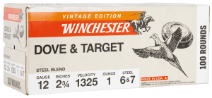 Winchester Ammo XU12S67VP Super X 12Gauge 2.75" 1oz 6/7Shot 100 Per Box/2 Case