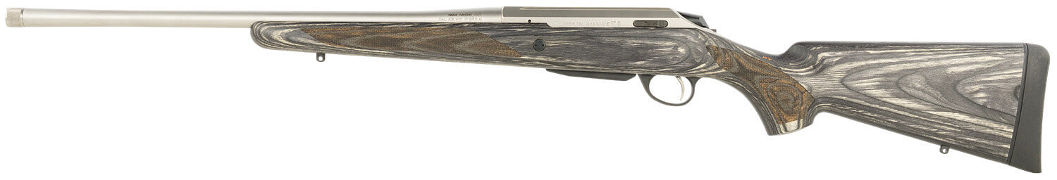 Tikka JRTXG31822MT T3x Laminated Full Size 270 Win 3+1 22.40" Stainless Threaded Barrel Stainless Steel Drilled & Tapped Receiver Oil Gray Fixed Laminate Stock Right Hand - Image 2