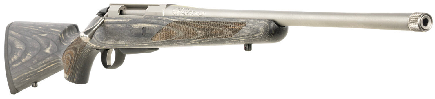 Tikka JRTXG31822MT T3x Laminated Full Size 270 Win 3+1 22.40" Stainless Threaded Barrel Stainless Steel Drilled & Tapped Receiver Oil Gray Fixed Laminate Stock Right Hand - Image 3