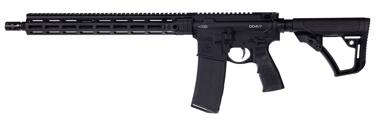 Daniel Defense 0220112138047 DD4 R3 V7 5.56 NATO 30+1 16" Black Government Profile Barrel Black Anodized Aluminum Receiver w/Picatinny Rail M-LOK Handguard Black Polymer DD Buttstock Black Polymer Grip Ambidextrous - Image 2