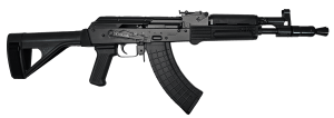 Pioneer Arms AK0031FTSOB47P Hellpup 7.62x39mm 30+1 11.73" Black Threaded Barrel Receiver w/Side Mounted Optic Rail Black Polymer SB Tactical Pistol Brace Black Polymer Forend Black Plastic Grip Right Hand